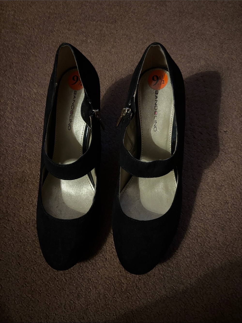 Bandolino Black Mary Jane Heeled Pumps